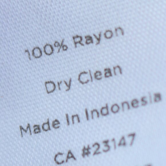 Talbots Multicolor Diamond Print Keyhole w Button Neck Tie Cuffs Rayon Tunic XL - Picture 10 of 10